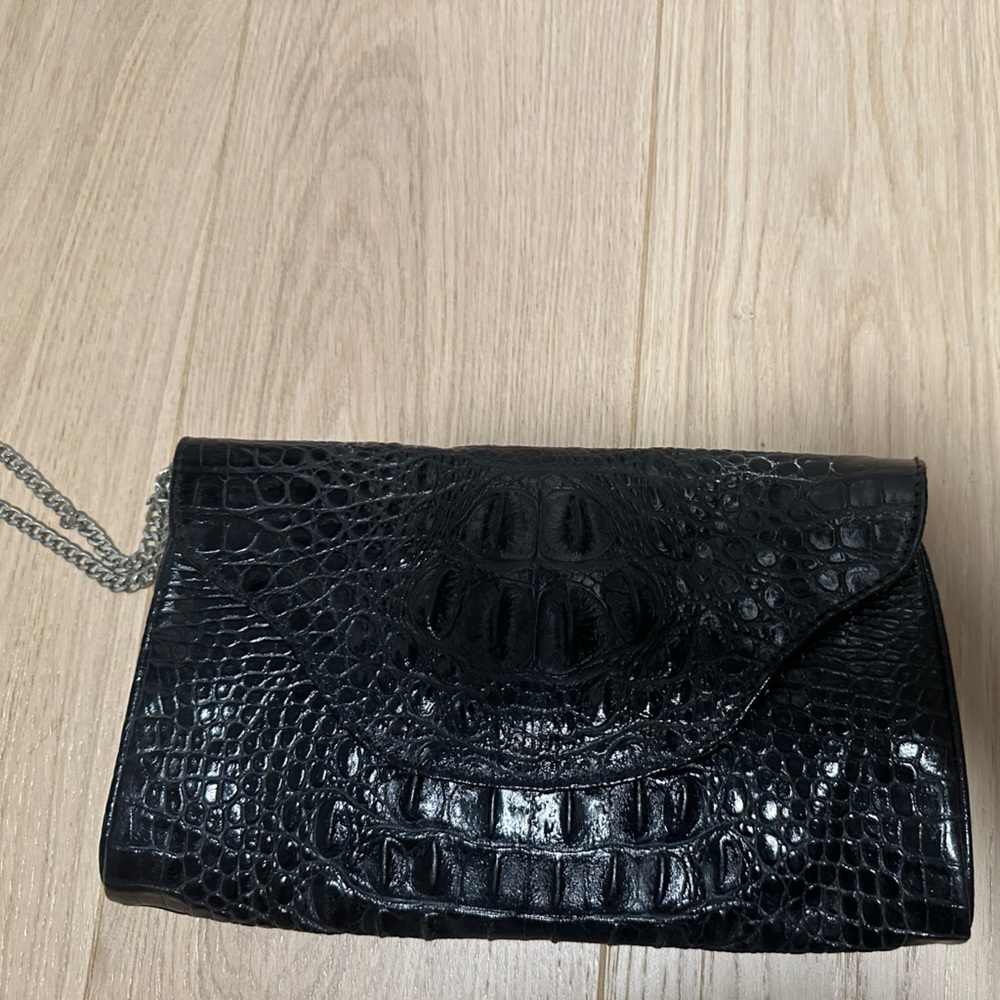 Alligator Skin Vintage Clutch